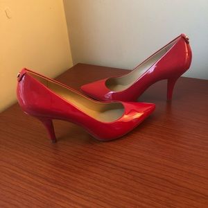 Michael Kors Scarlet Red Pointed Toe Pumps